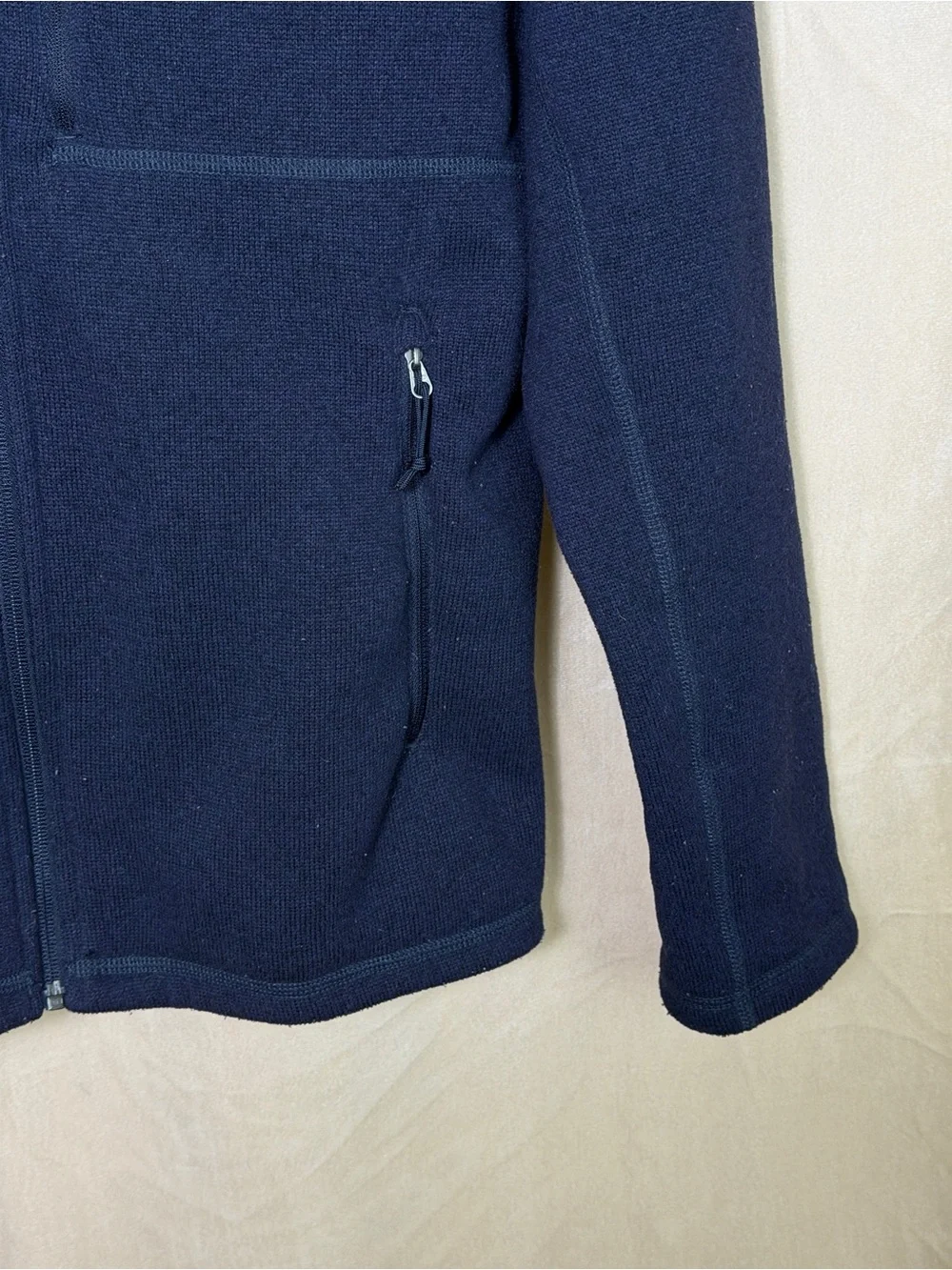 The North Face Men's Dark Navy Fleece Jacket - Full Zip